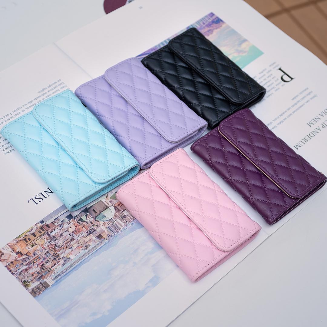 Horizontal Card Bag For Mobile Phones Sticker - Black