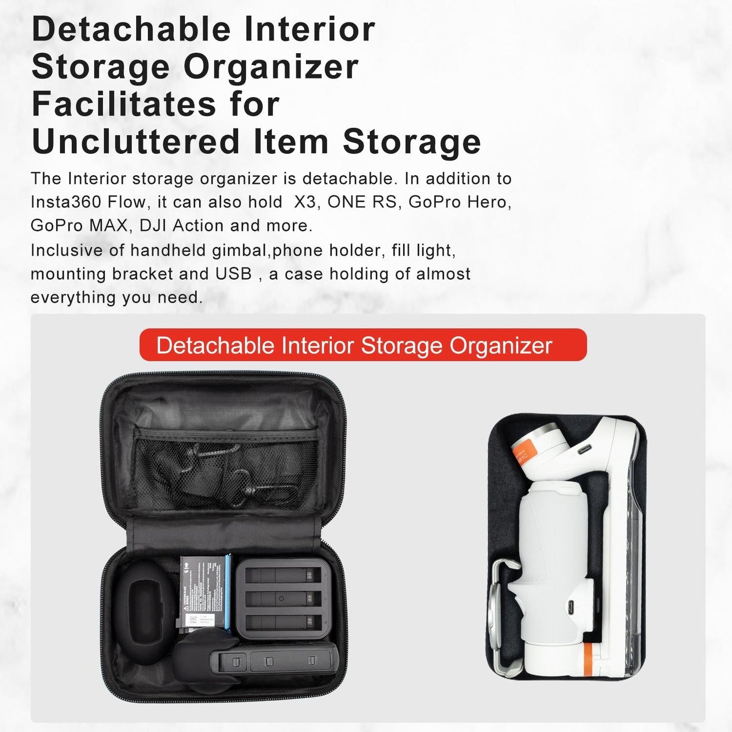 Small Protective Storage Bag for Magisn Accessories - Pearl White