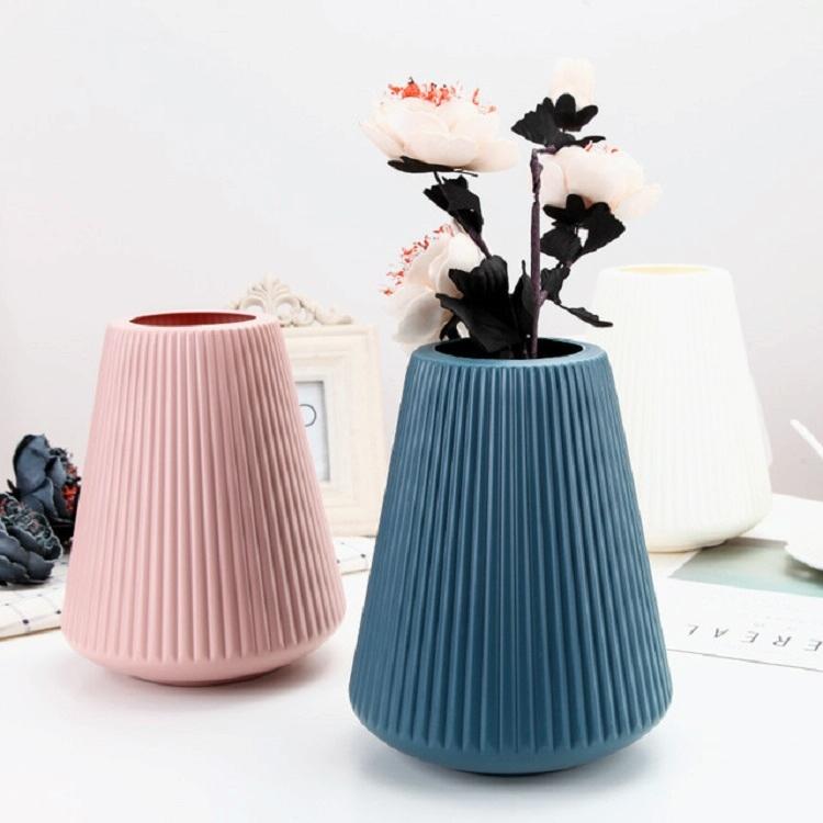 Decorative Wet And Dry Flower Vases For Creative Home Furnishings - Milk White