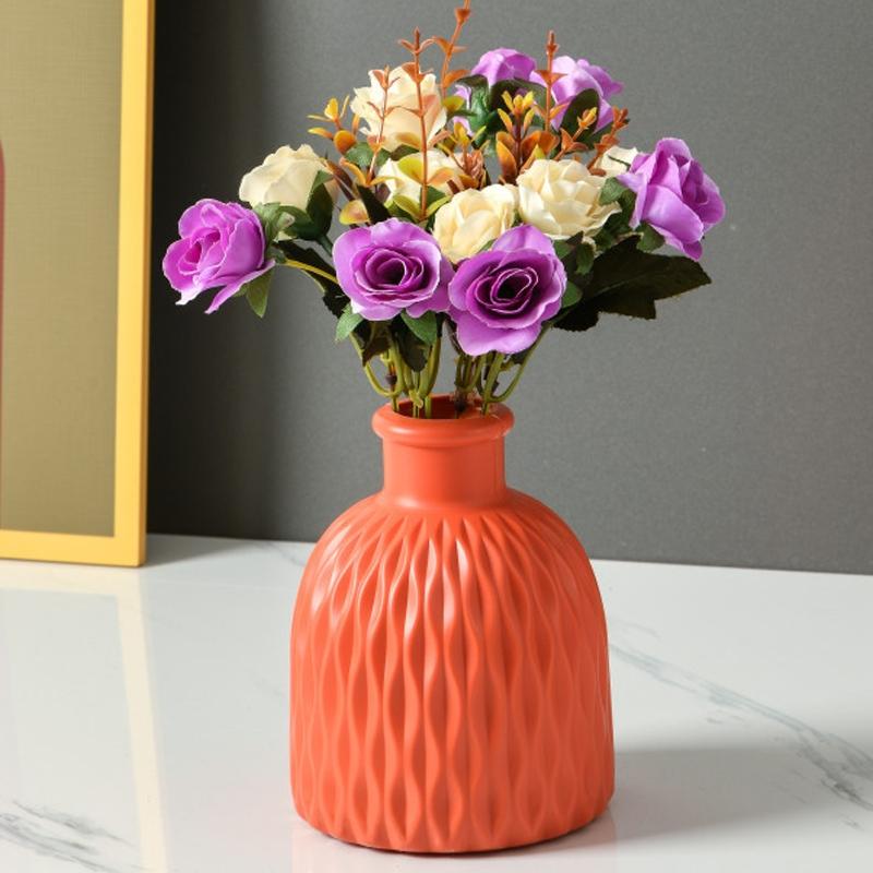 Versatile Drop-Resistant Potted Plant Vase For Wet And Dry Use - Sea Blue
