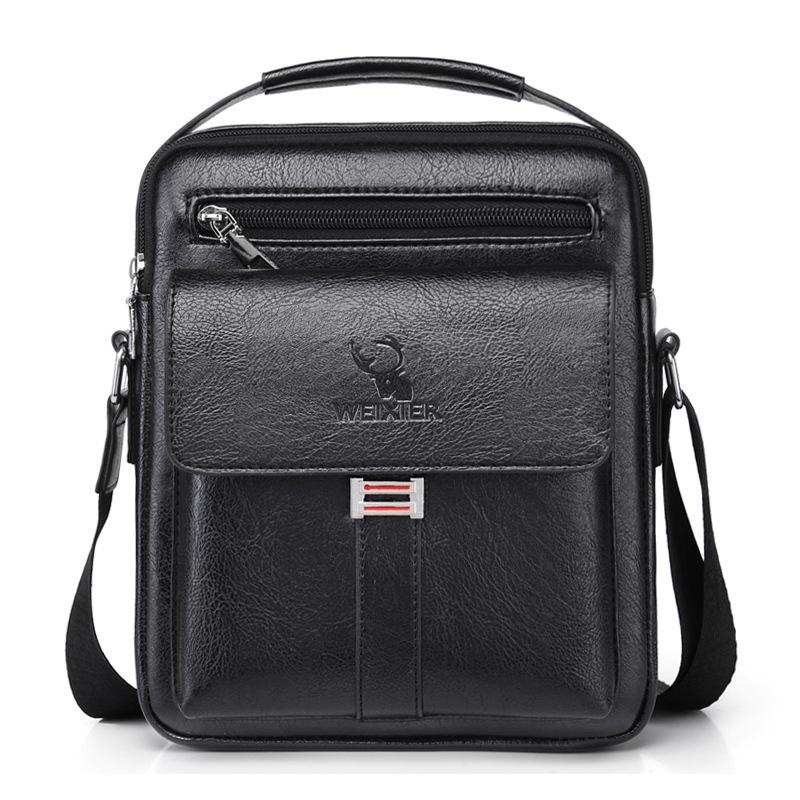 Large Capacity Men Business Backpack - Dark Brown
