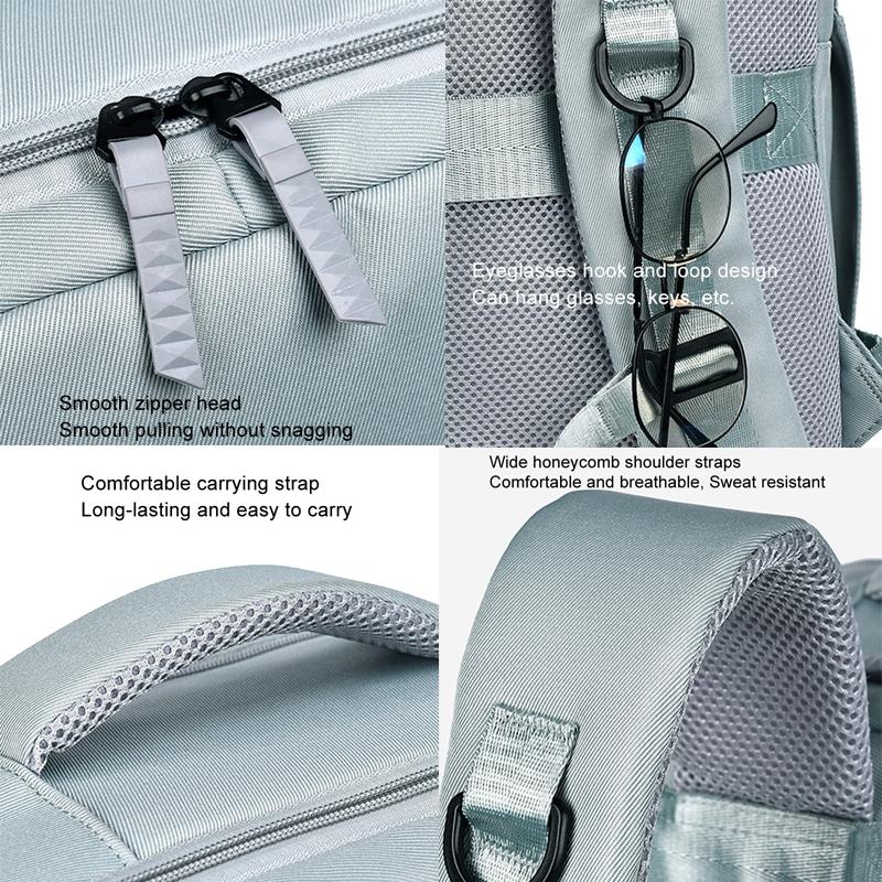 Spacious Travel Backpack For Laptops - Light Blue