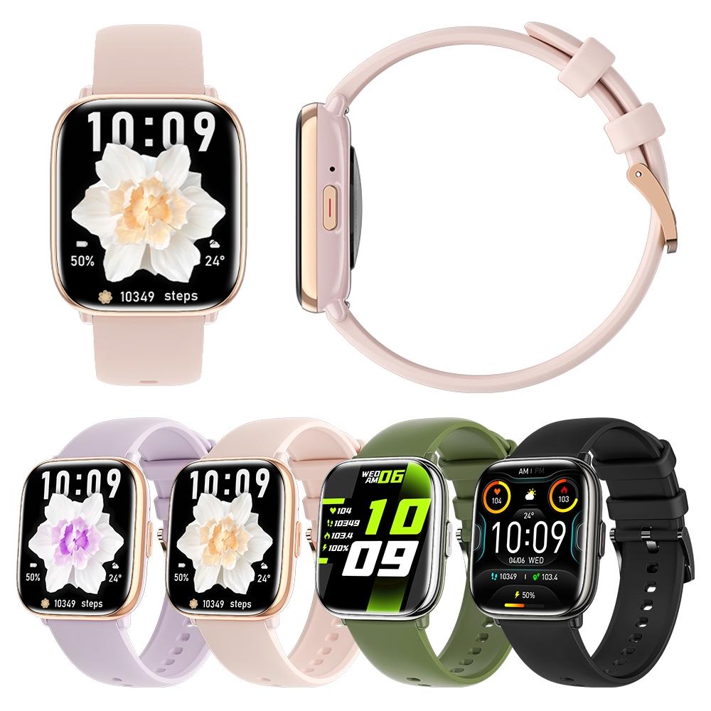 Waterproof Smart Watch With Blood Oxygen Monitoring - Ip68 - Green