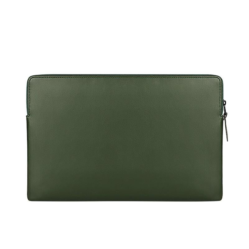13.3 Inch Thin and Light Laptop Liner Bag with Pu Material - Armygreen
