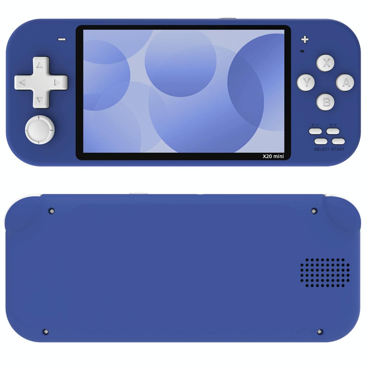 8Gb Handheld Game Console With 4.3 Screen - X20 Mini Classic Games - Blue
