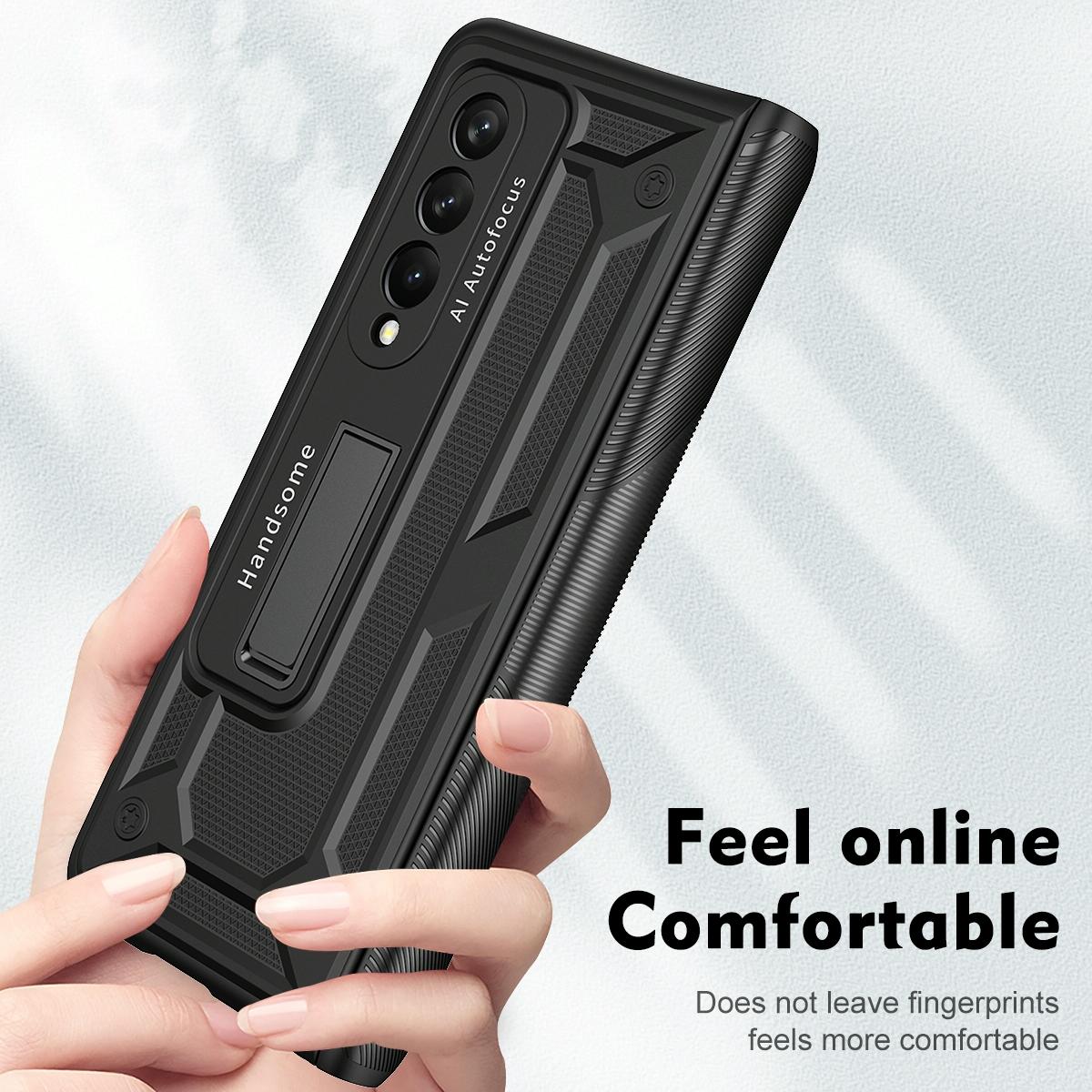 Shockproof Secure Hinge Phone Case for Samsung Galaxy z Fold 4 5g - Blue