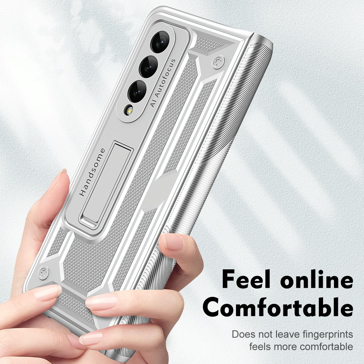 Shockproof Secure Hinge Phone Case for Samsung Galaxy z Fold 4 5g - Blue