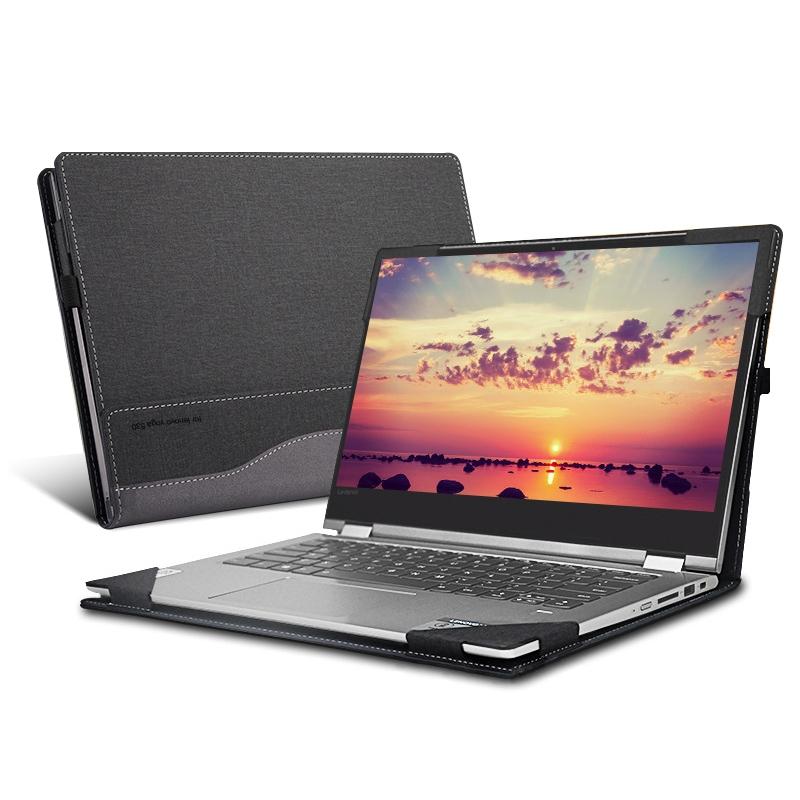 Yoga 530-14 Laptop Leather Case - Protective - Wine Red