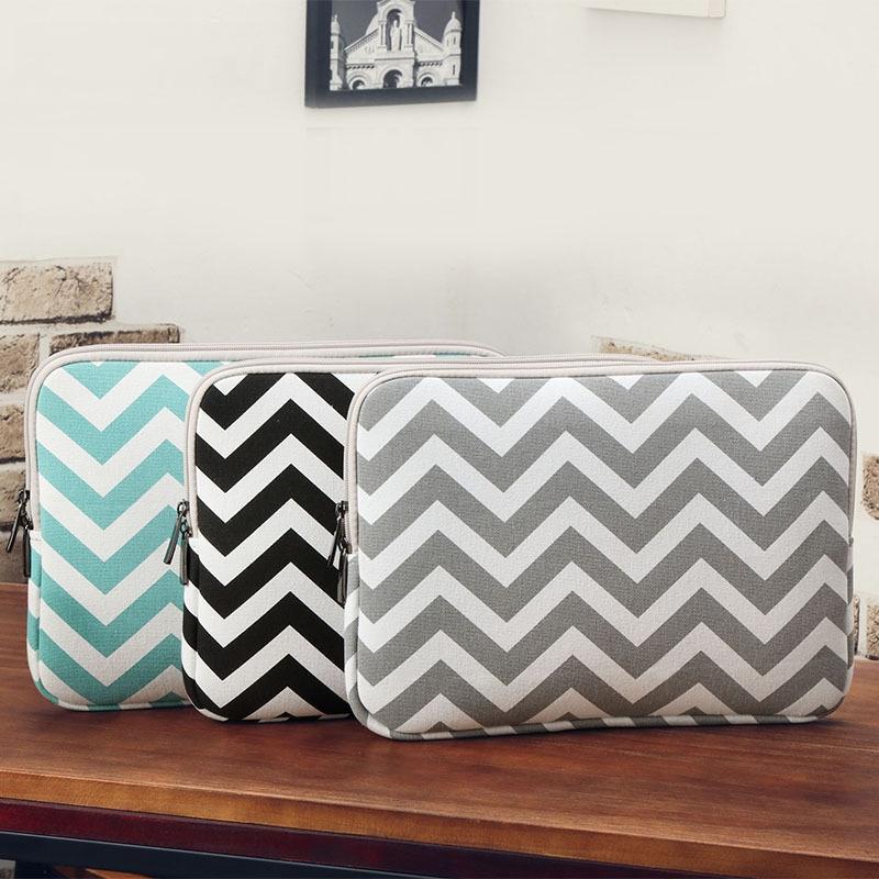 10 Wavy Pattern Notebook Liner Bag - Wavy Design - Light Green