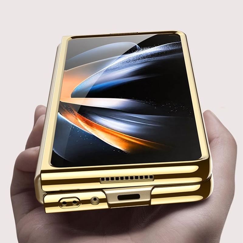 Electroplated Full Coverage Case for Samsung Galaxy z Fold 4 - Silver