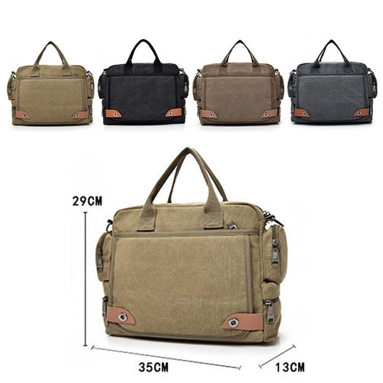 Waterproof Outdoor Laptop Bag Single Shoulder - Dark Gray