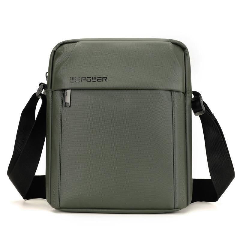 Large Capacity Men Messenger Bag For Travel & Commuting - Amry Green