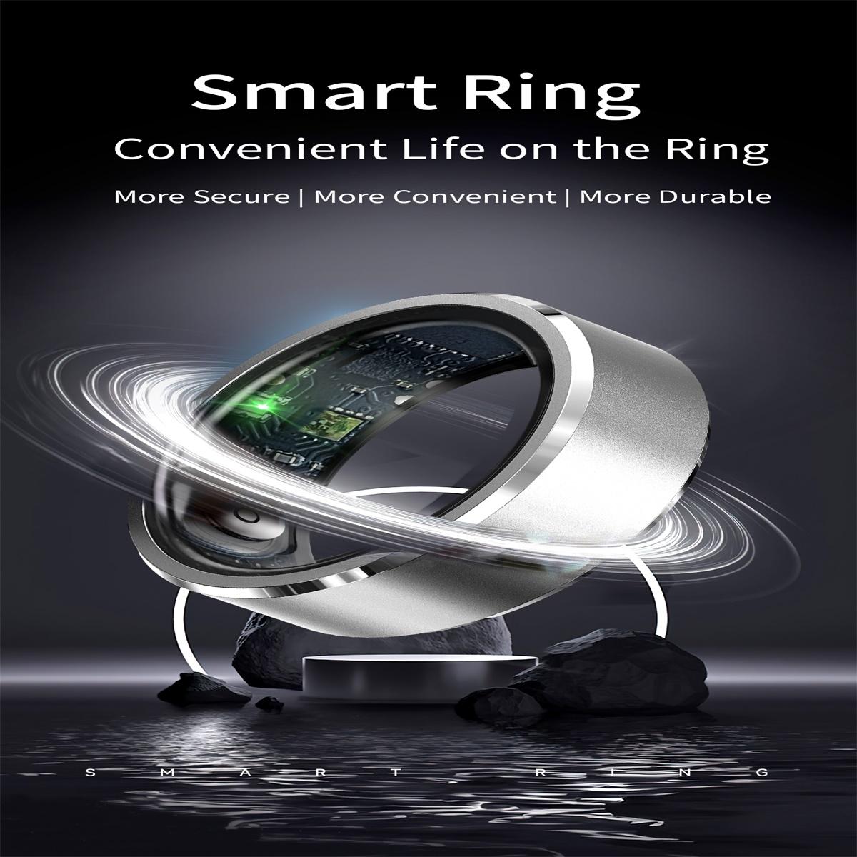 Smart Ring For Health Monitoring & Multiple Sports Modes - R5 Size 8 - Pink