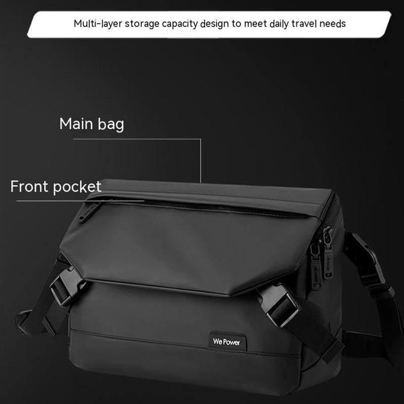 Simple Men Casual Holding Messenger Bags - Navy