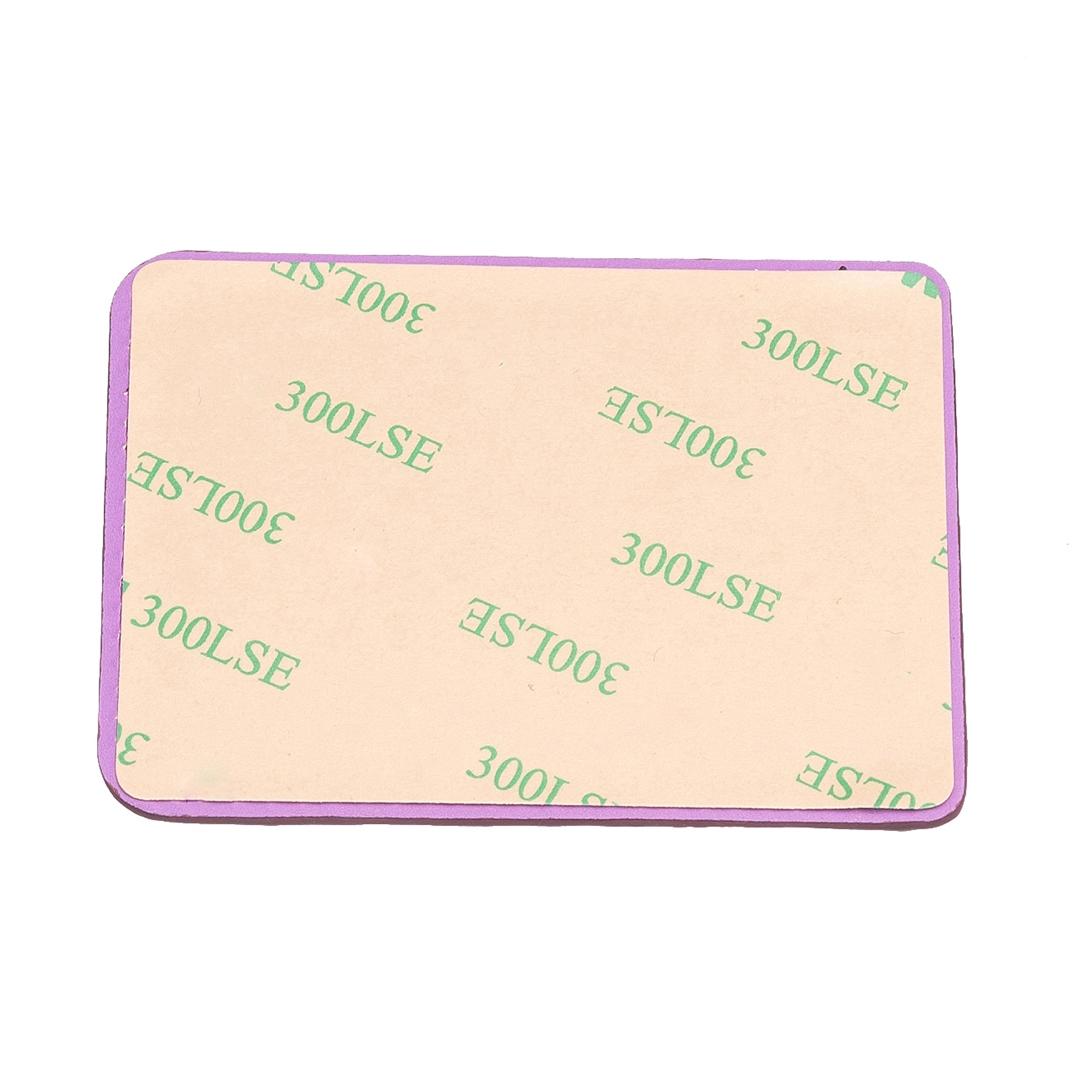 Diamond Lattice Card Bag Sticker For Mobile Phones - Black