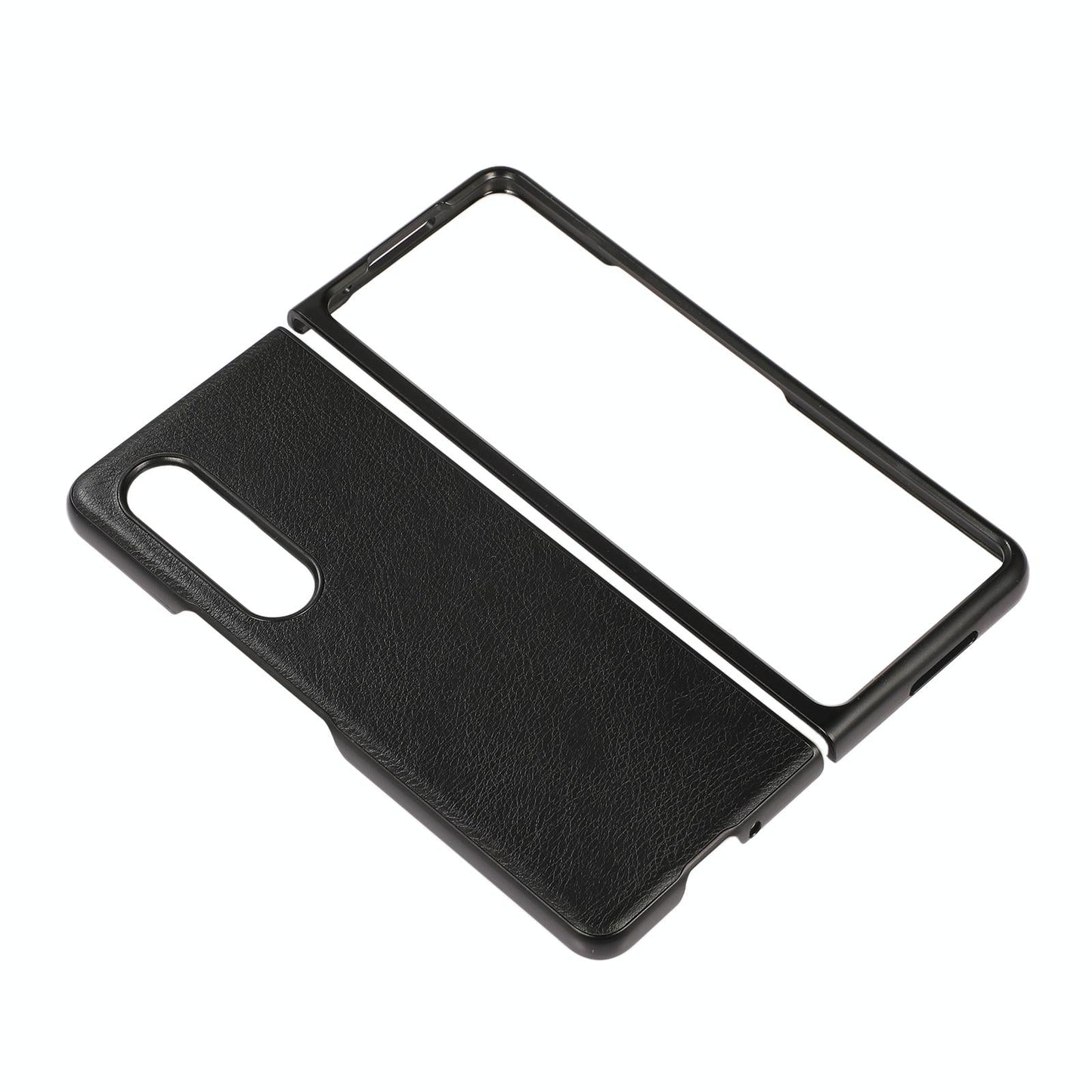 Two Tone Litchi Pu Case for Samsung Galaxy z Fold 4 - Slim & Stylish - Green