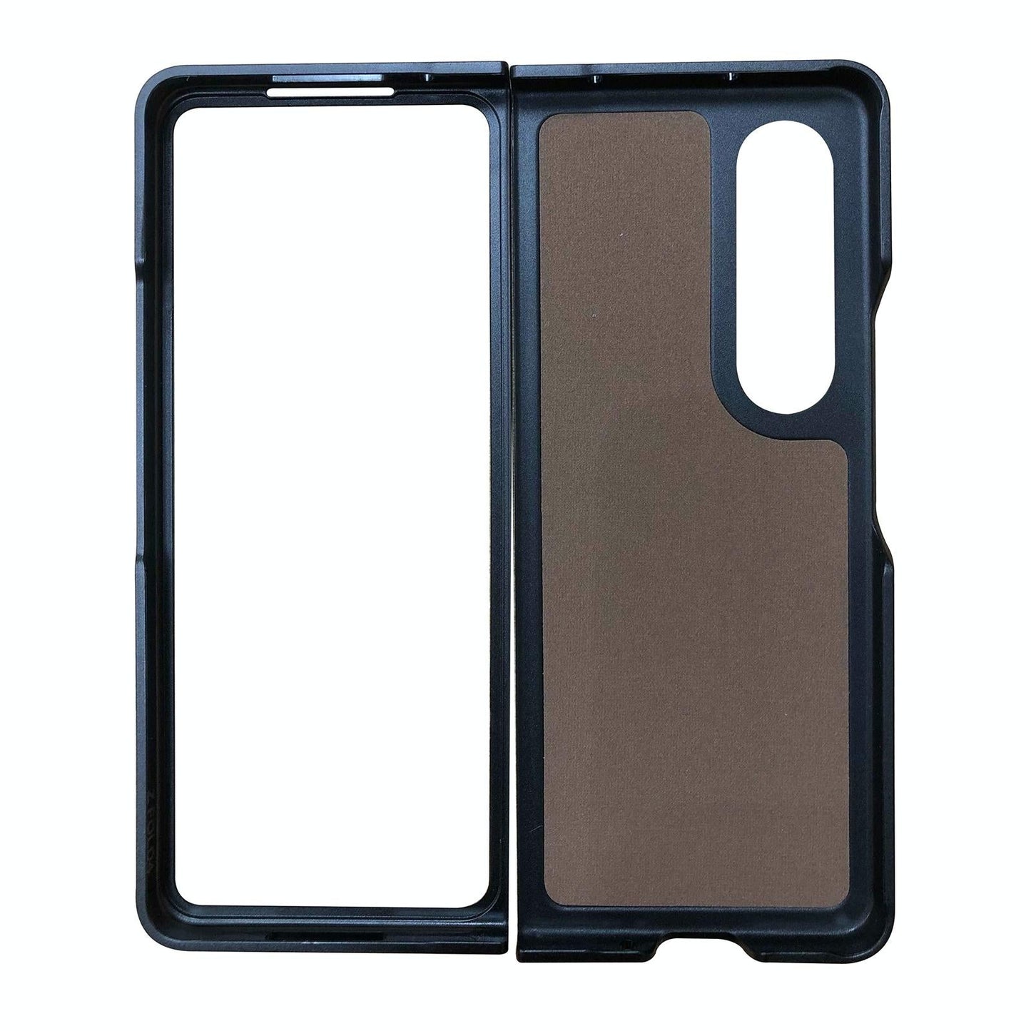 Two Tone Litchi Pu Case for Samsung Galaxy z Fold 4 - Slim & Stylish - Green