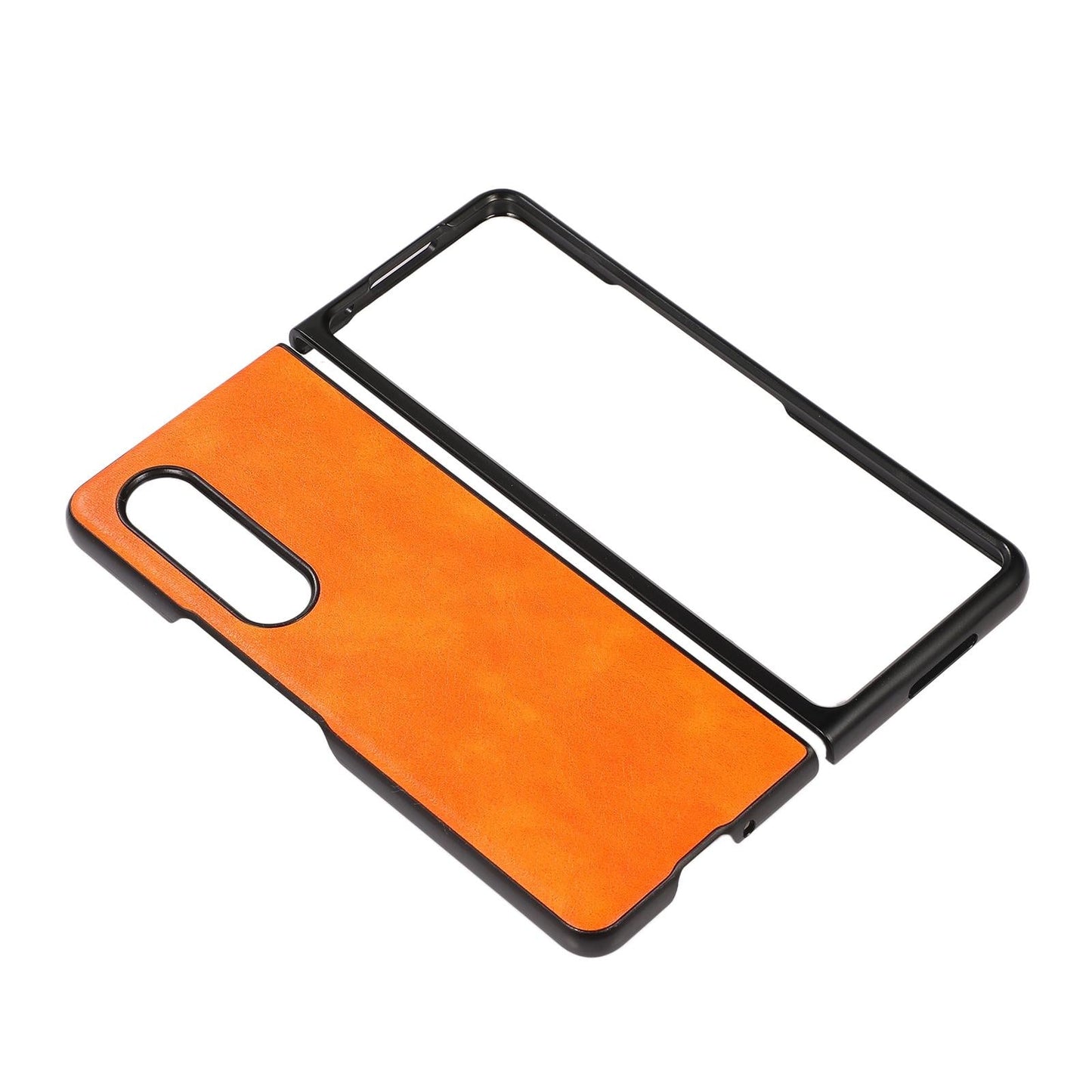 Two Tone Litchi Pu Case for Samsung Galaxy z Fold 4 - Slim & Stylish - Green