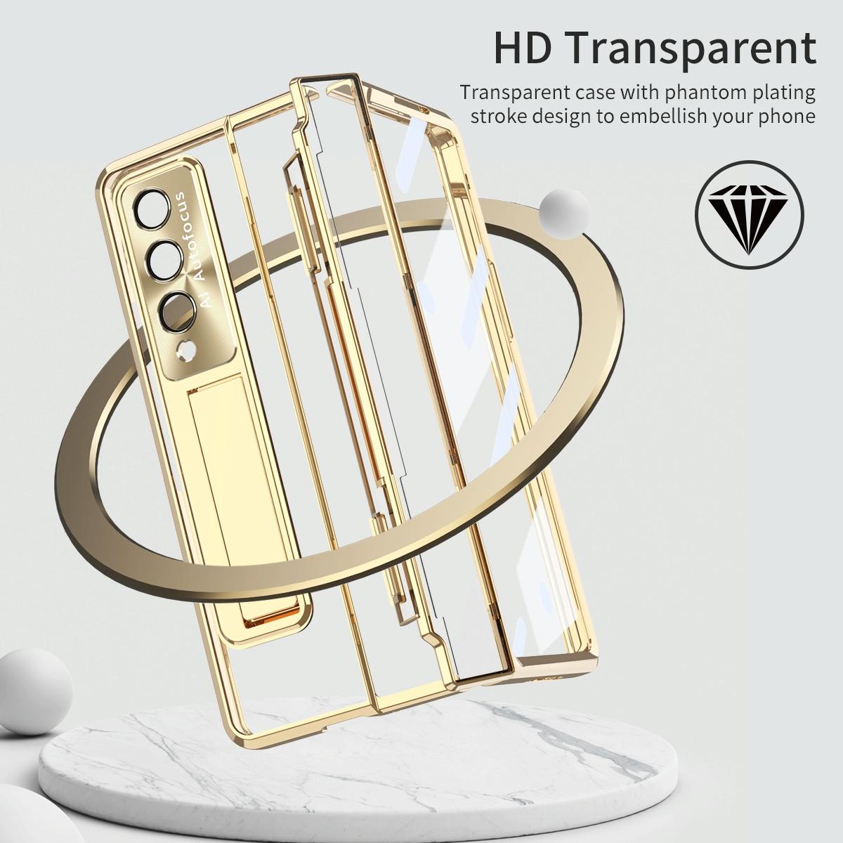 Phantom Series Folding Case for Samsung Galaxy z Fold 4 - Champagne Gold
