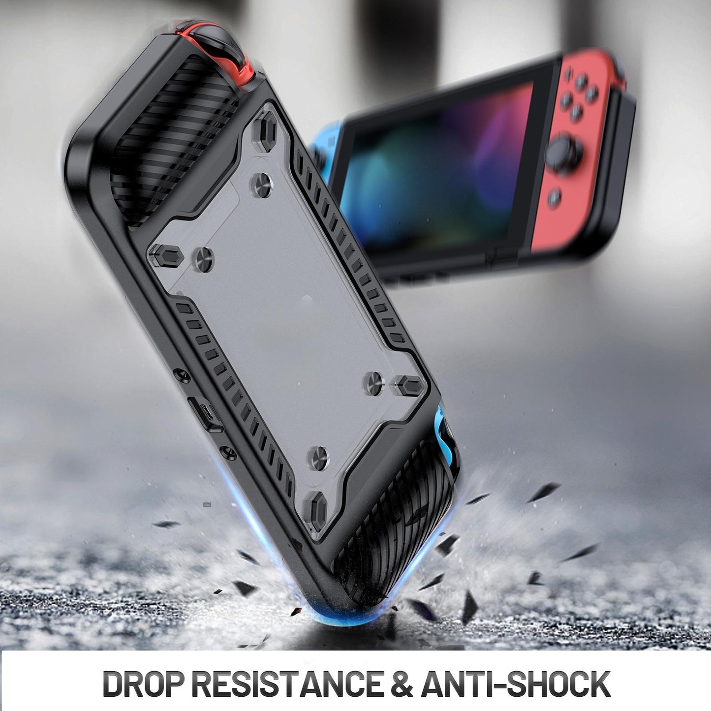 Protective Tpu Pc Case for Nintendo Switch Oled - Red