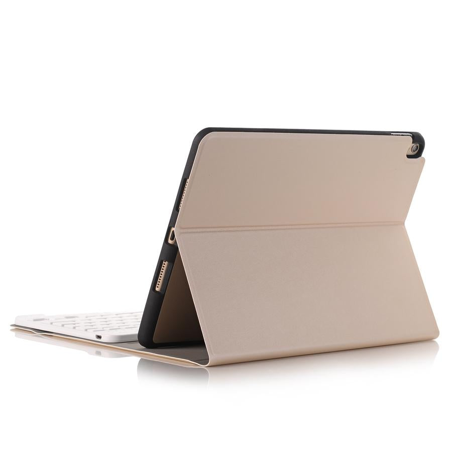 Bluetooth Keyboard Leather Tablet Case For Ipad Air 3 / Pro 10.5 / 10.2 - Detachable - Rose Gold