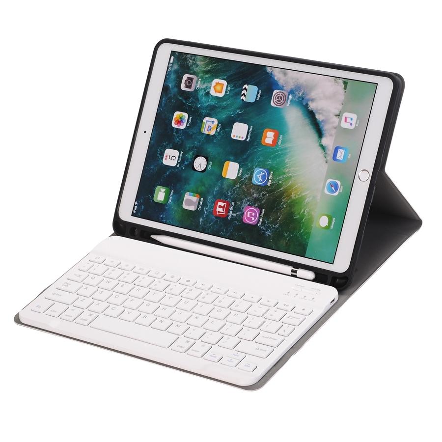 Bluetooth Keyboard Leather Tablet Case For Ipad Air 3 / Pro 10.5 / 10.2 - Detachable - Rose Gold