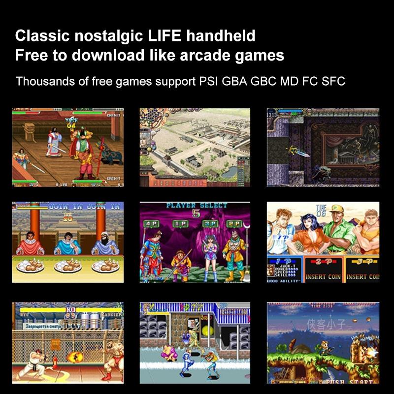 5.1 Handheld Game Console With 8Gb Memory & Hdmi Output - X20 Life Classic Games - Gray