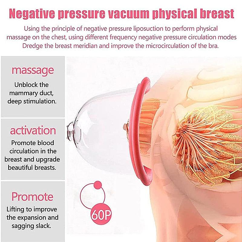 Usb Charging Chest Massager Portable & Electric - C Cup
