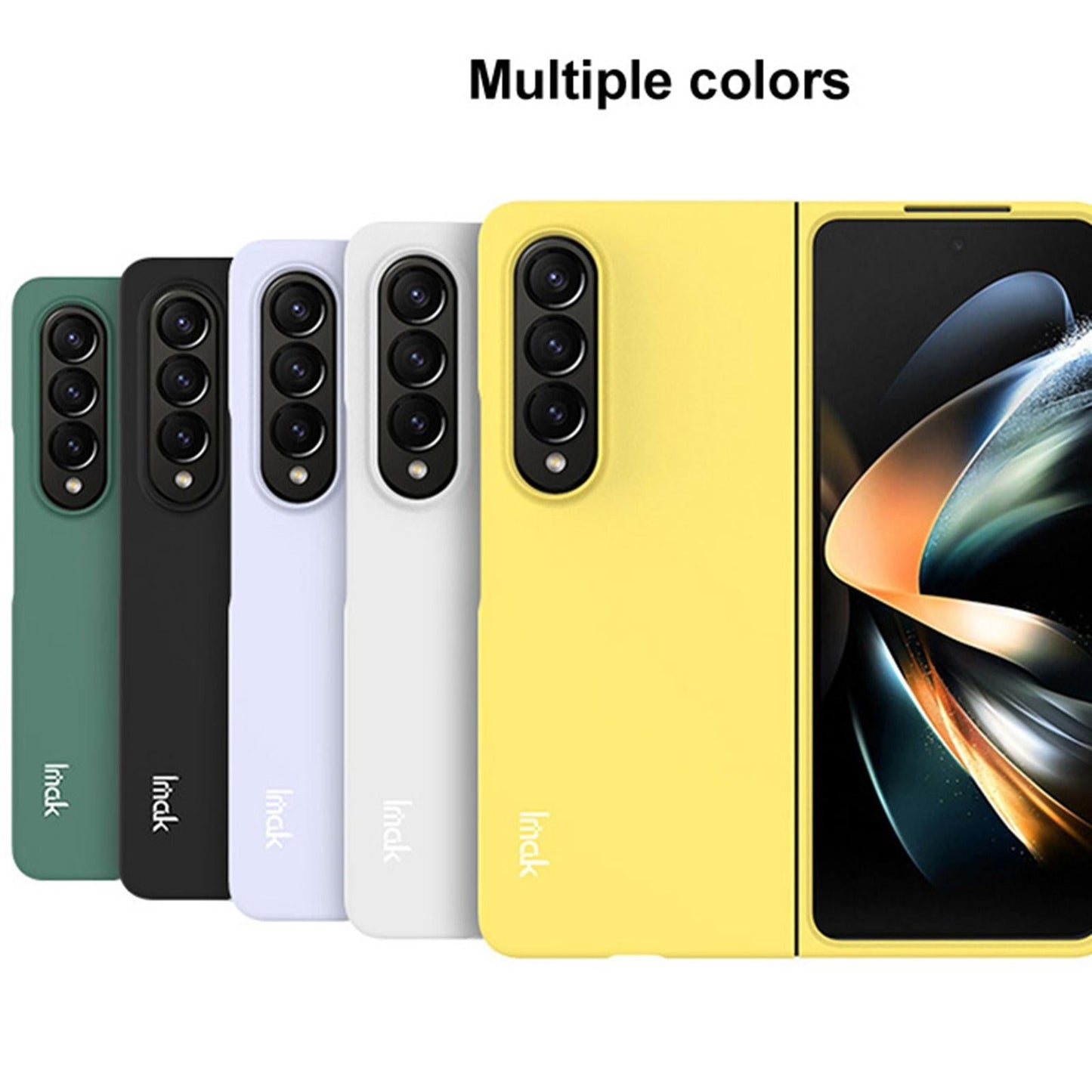 Imak Js 2 Series Vibrant Case for Samsung Galaxy z Fold 4 5g - Black