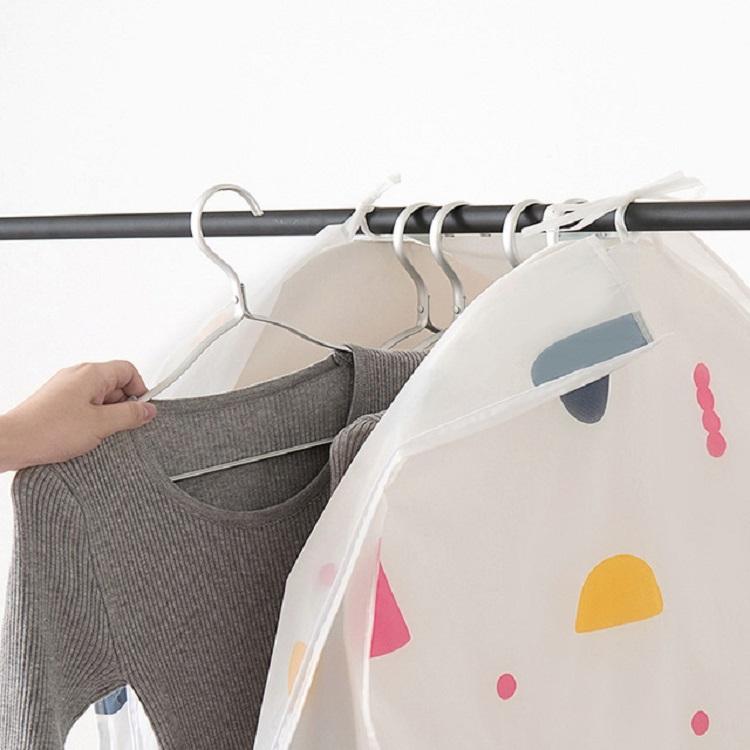 Small 3D Hanger Pocket Wardrobe With Dust Cover - Plus Sign