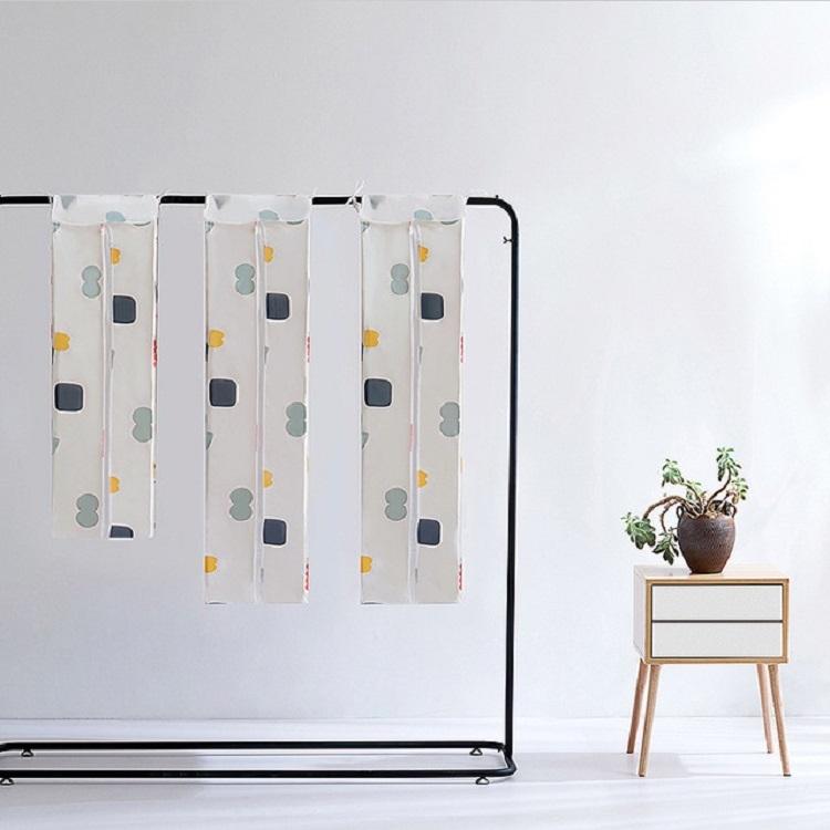 Small 3D Hanger Pocket Wardrobe With Dust Cover - Plus Sign