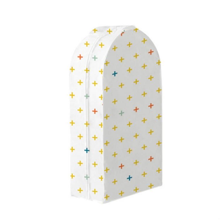 Small 3D Hanger Pocket Wardrobe With Dust Cover - Plus Sign