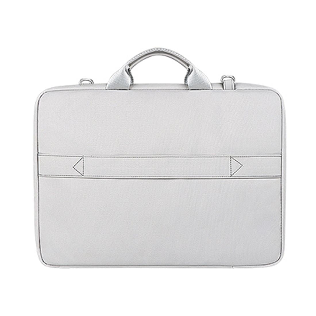 13.3 Inch Thickened Polyester Laptop Bag - Silver Gray
