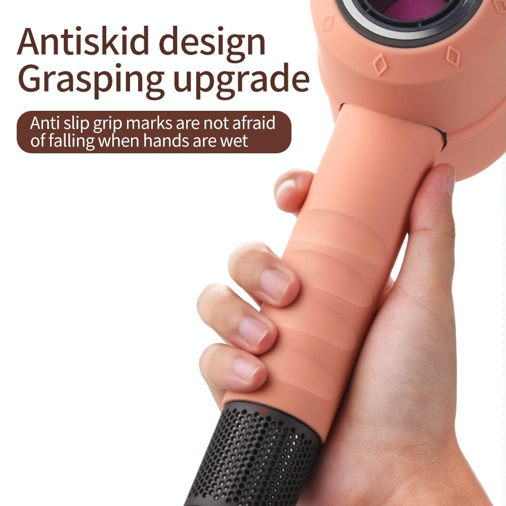 Shockproof Silicone Case For Dyson Hair Dryer - Red