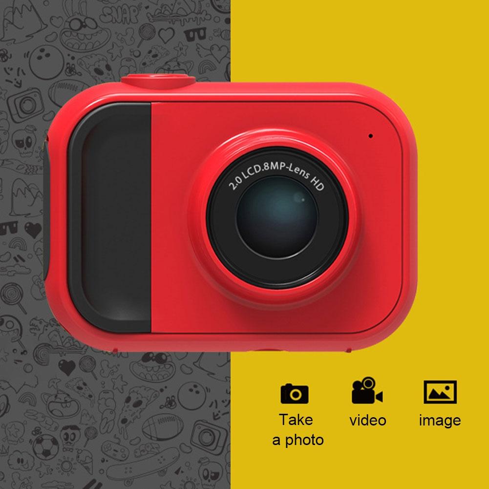 Kids' Digital Camera with Wide Angle Lens - Built-in Memory - Red