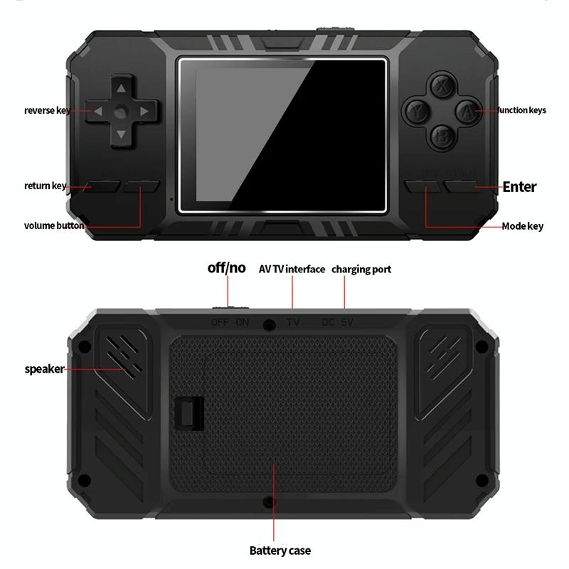 520 Classic Games Handheld Console With 3.0 Screen For S8 - Army Green