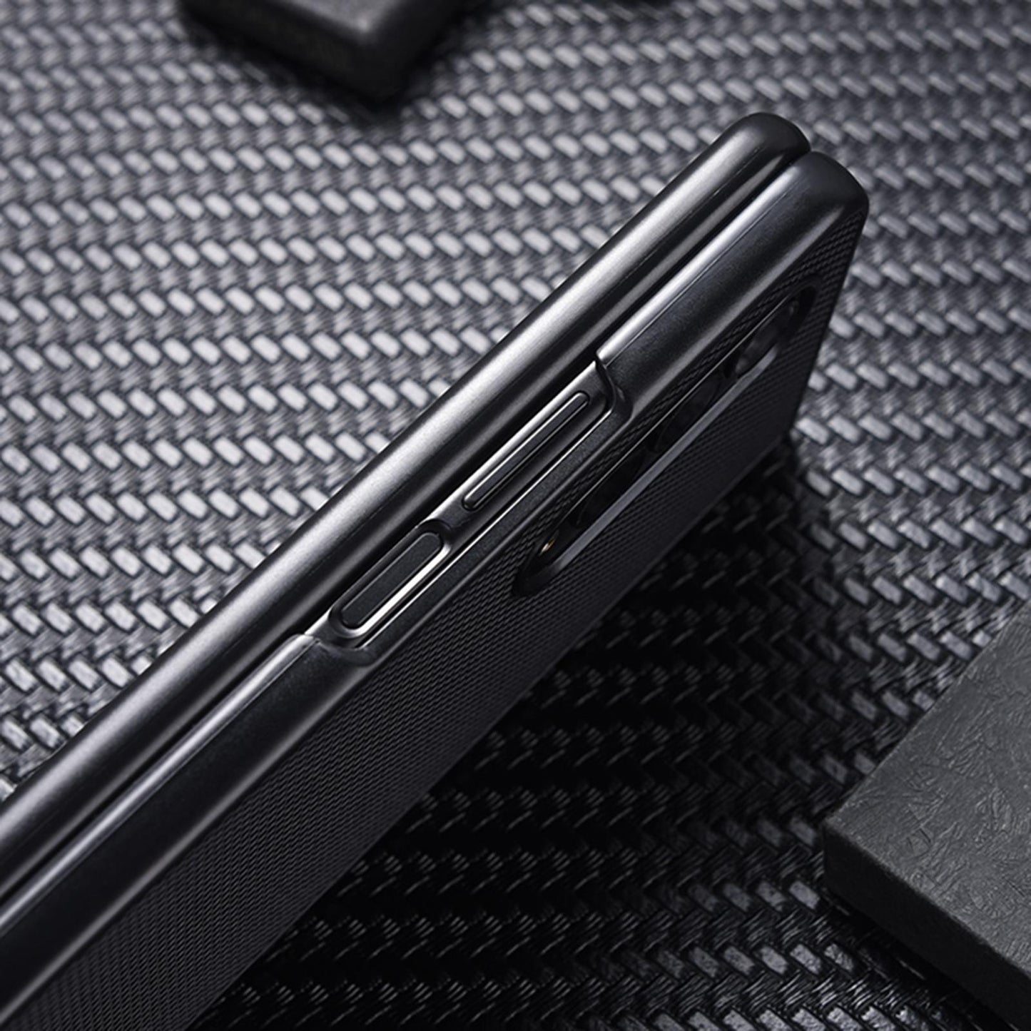 For Samsung Galaxy Z Fold4 5G Shockproof Nylon Phone Case - Grey
