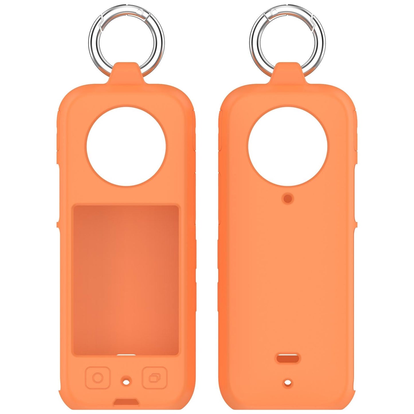 Silicone Protective Case - Portable and Compact - Orange