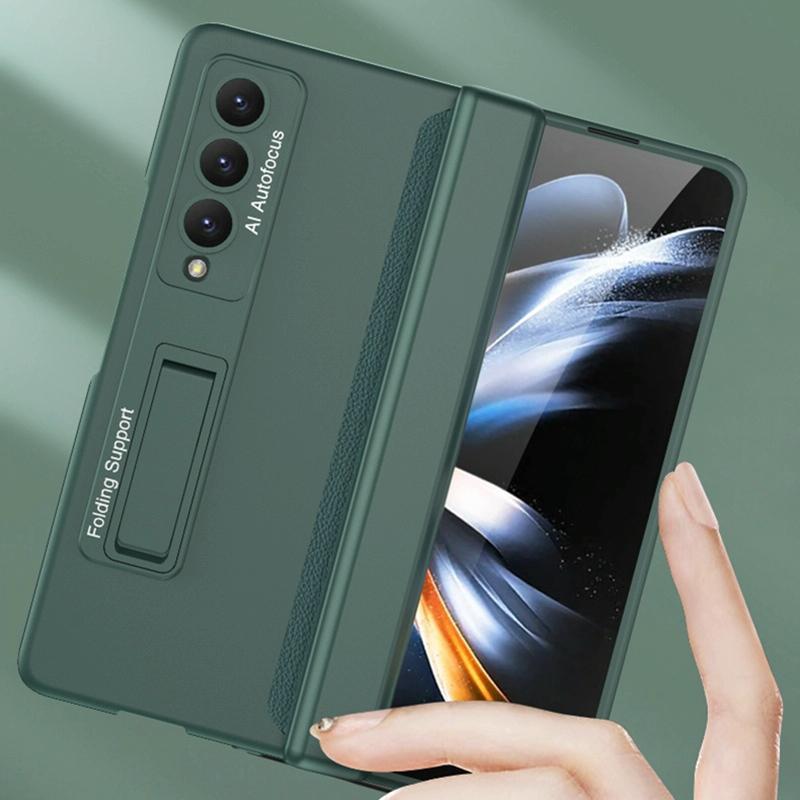 Foldable Magnetic Hinged Case for Samsung Galaxy z Fold 4 - Night Green