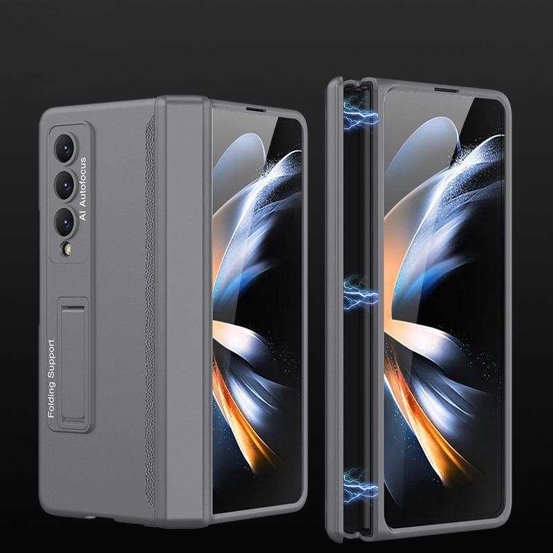 Foldable Magnetic Hinged Case for Samsung Galaxy z Fold 4 - Night Green