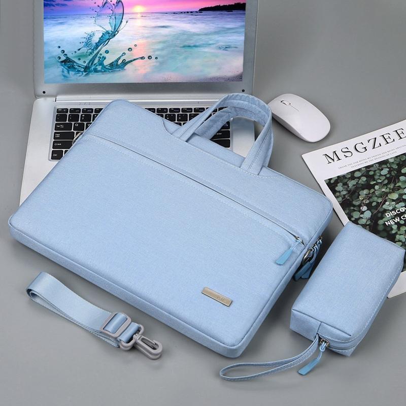 12 Laptop Handbag With Shoulder Strap And Power Bag - Inner Bag - Grey