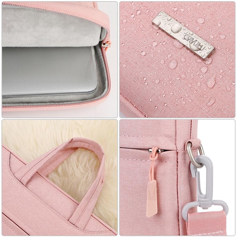 12 Laptop Handbag With Shoulder Strap And Power Bag - Inner Bag - Grey