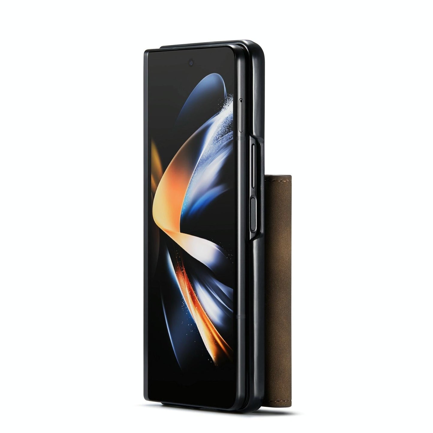 Multi-card Phone Case for Samsung Galaxy z Fold 4 - Fits Dg.ming M2 Series - Coffee