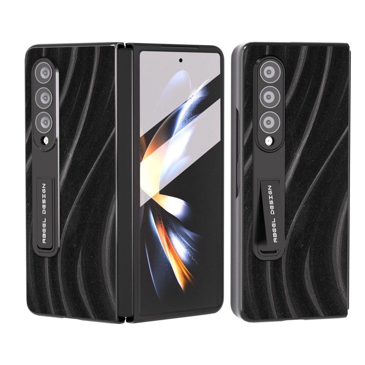 Galactic Pattern Phone Case for Samsung Galaxy z Fold 4 5g - Integrated Protection - Green
