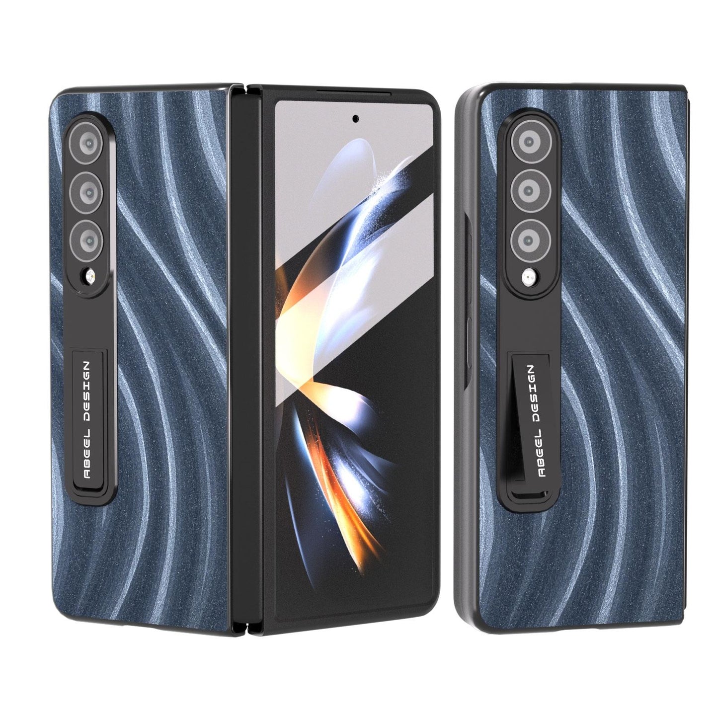 Galactic Pattern Phone Case for Samsung Galaxy z Fold 4 5g - Integrated Protection - Green