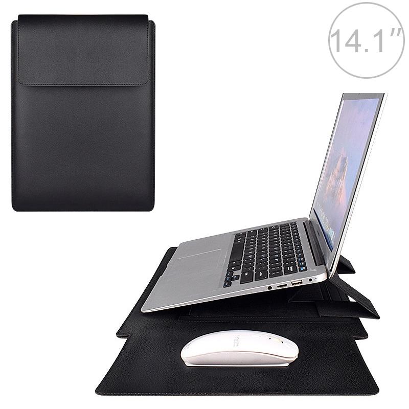 14.1 Inch Laptop Sleeve Leather Carrying Bag - Green