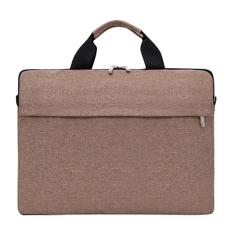 Waterproof Single Shoulder Notebook Bag - 14 Inch Portable & Durable - Pink