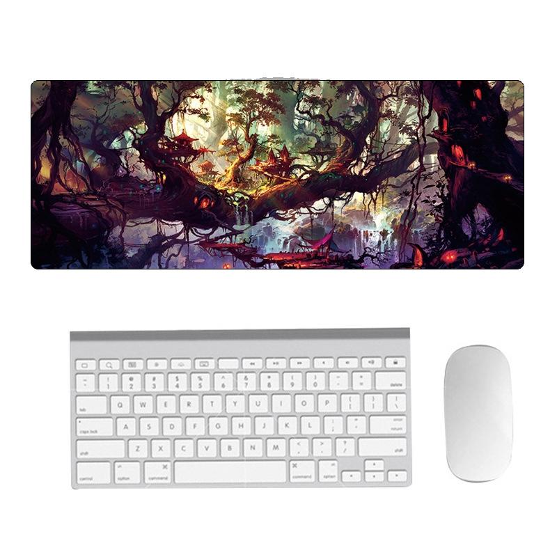 Fantasy Pattern Mouse Pad 300 X 800 X 2Mm Hand Painted - 3 Dream Landscape