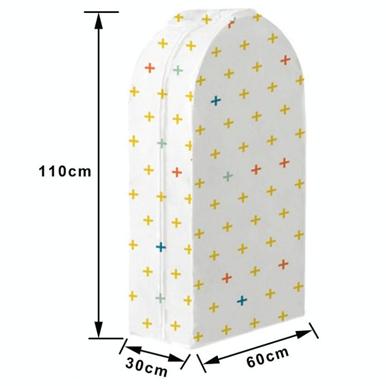 Large 3D Hanger Pocket Wardrobe With Dust Cover - Plus Sign