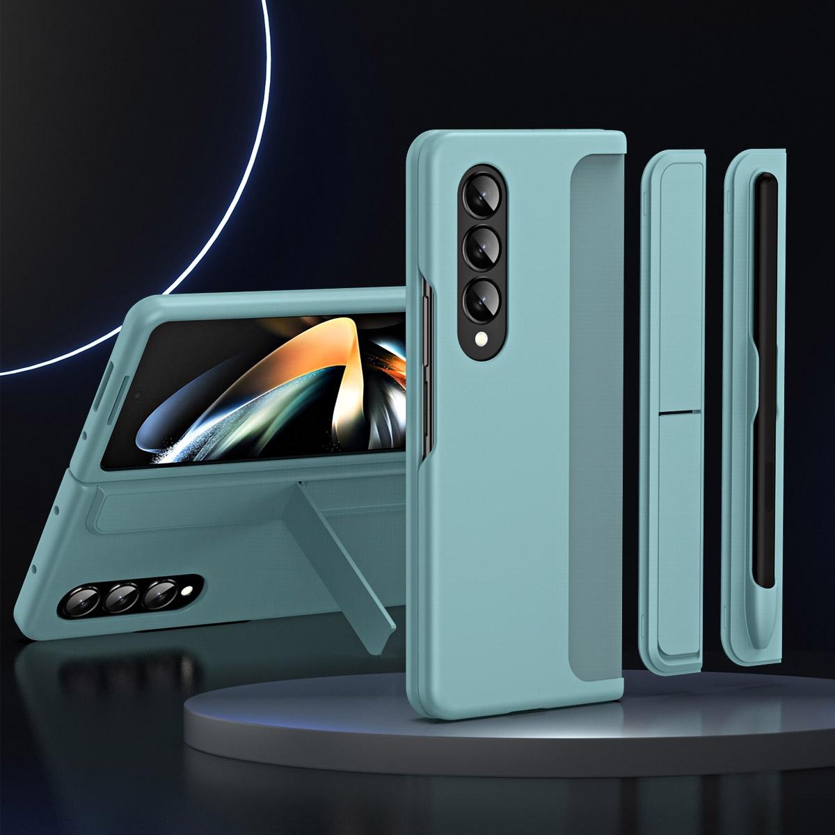 Detachable Pen & Phone Case for Samsung Galaxy z Fold 4 - 2 in 1 - Lavender